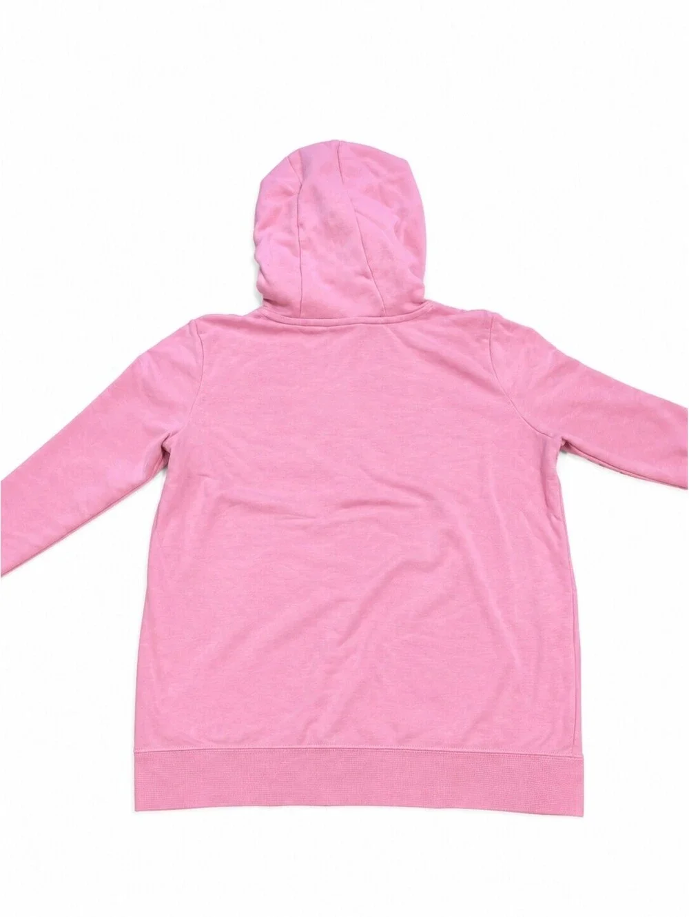 Nike Pink Hoodie Women's Size Small Pullover Sweatshirt Swoosh Logo Drawstring